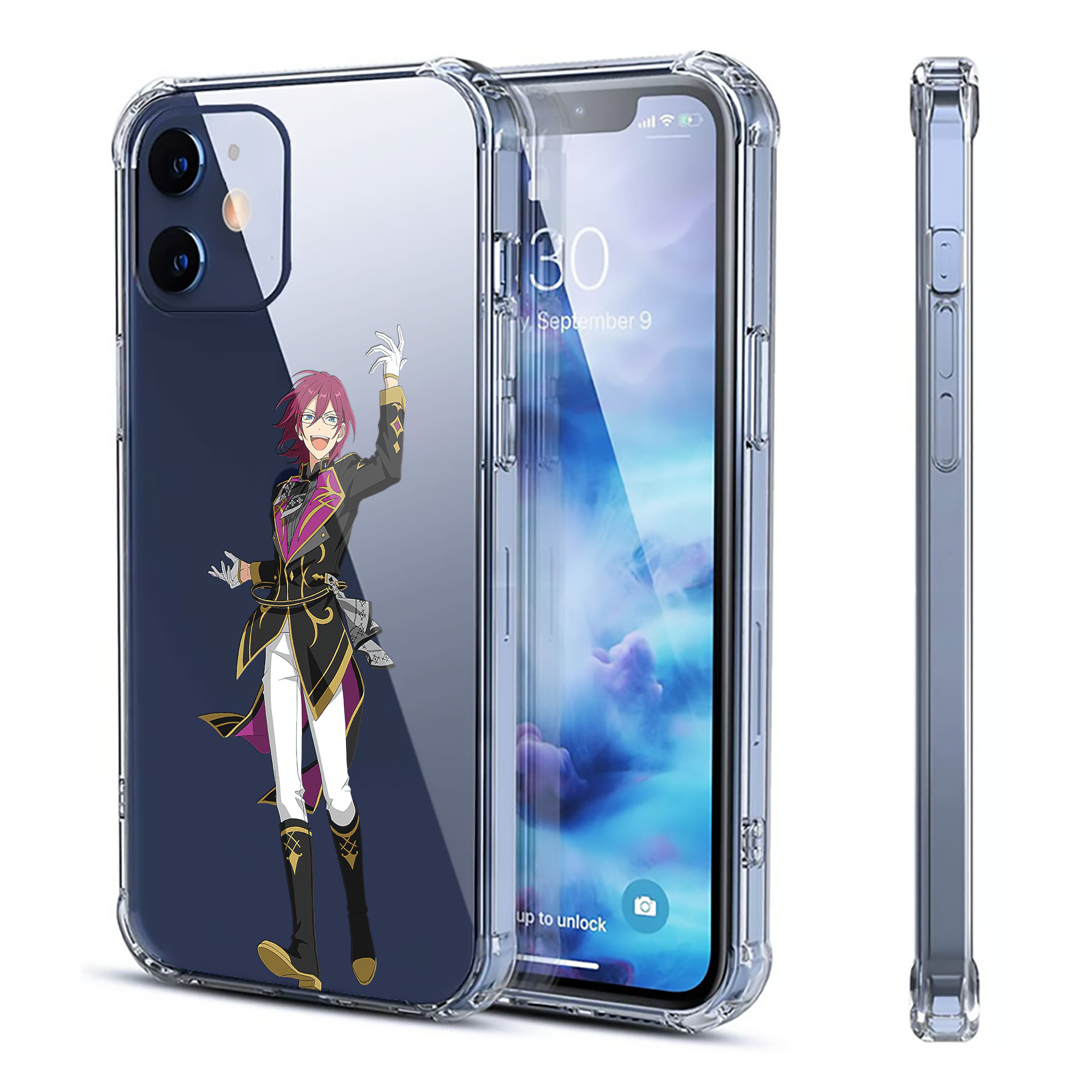 （画像用） あんさんぶるスターズ! Ensemble Stars 【iPhone 12シリーズ対応】透明スマホケース（クリアソフトケース）